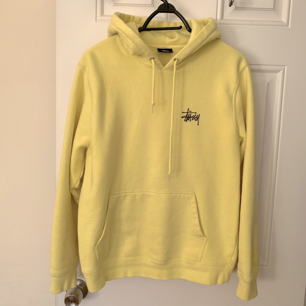 Basic Stussy hoddie lemon